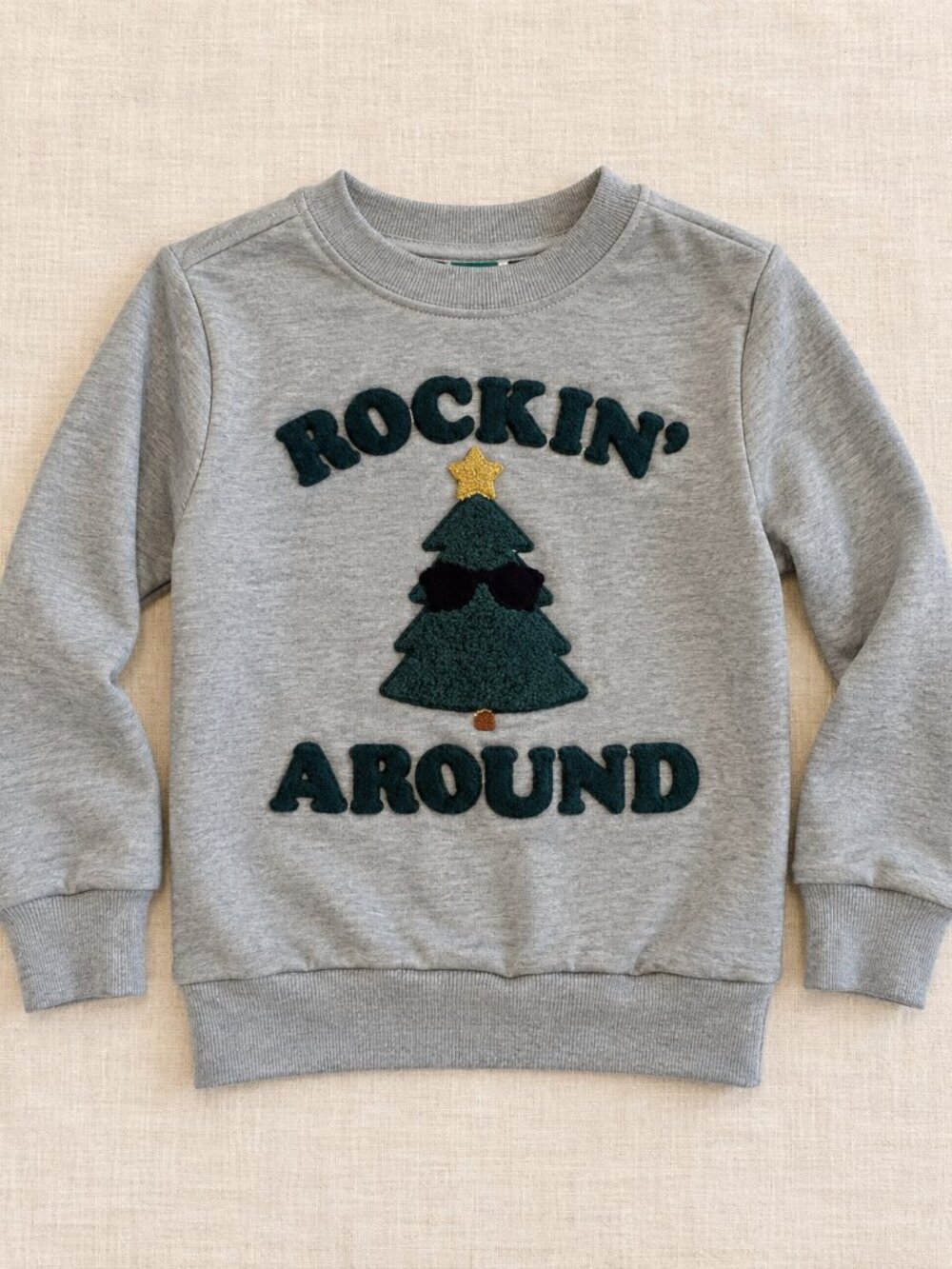 Little Sleepies Rockin Around Christmas Crewneck 3T